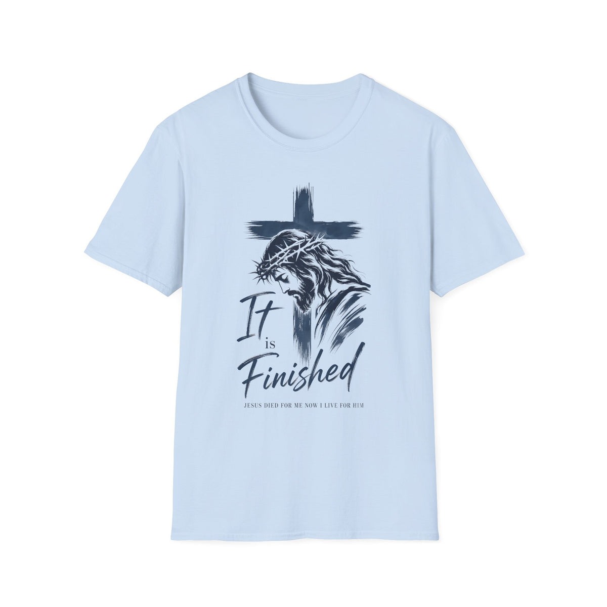 It Is Finished Jesus Cross T-Shirt — Christian Faith Graphic Tee