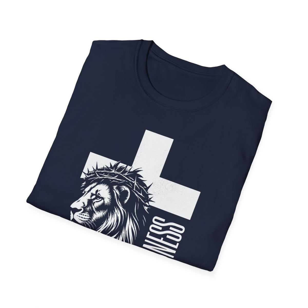 Forgiveness Lion Cross T-Shirt — Christian Faith Inspirational Tee