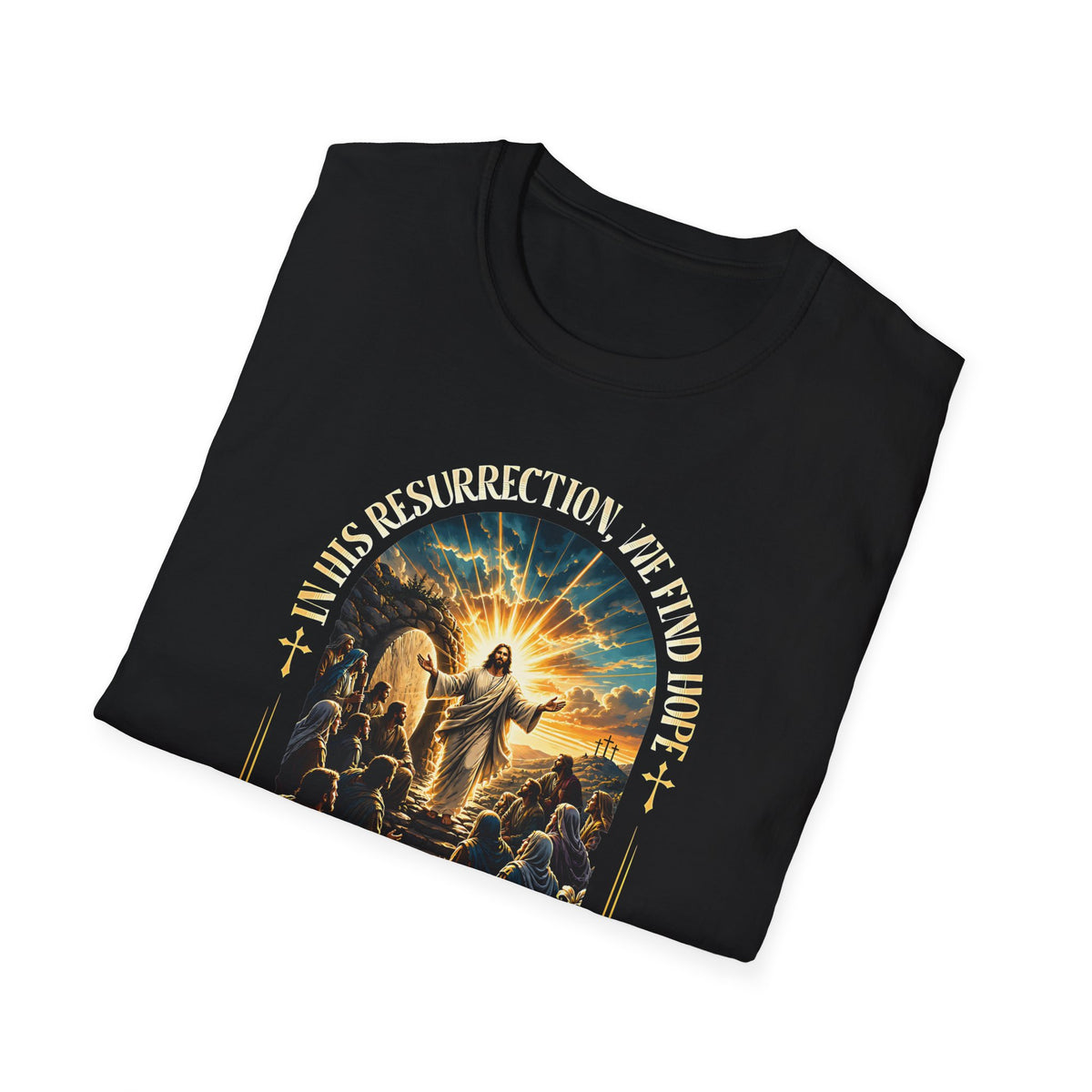 Hope's Dawn Resurrection T-Shirt — Christian Easter Faith Tee