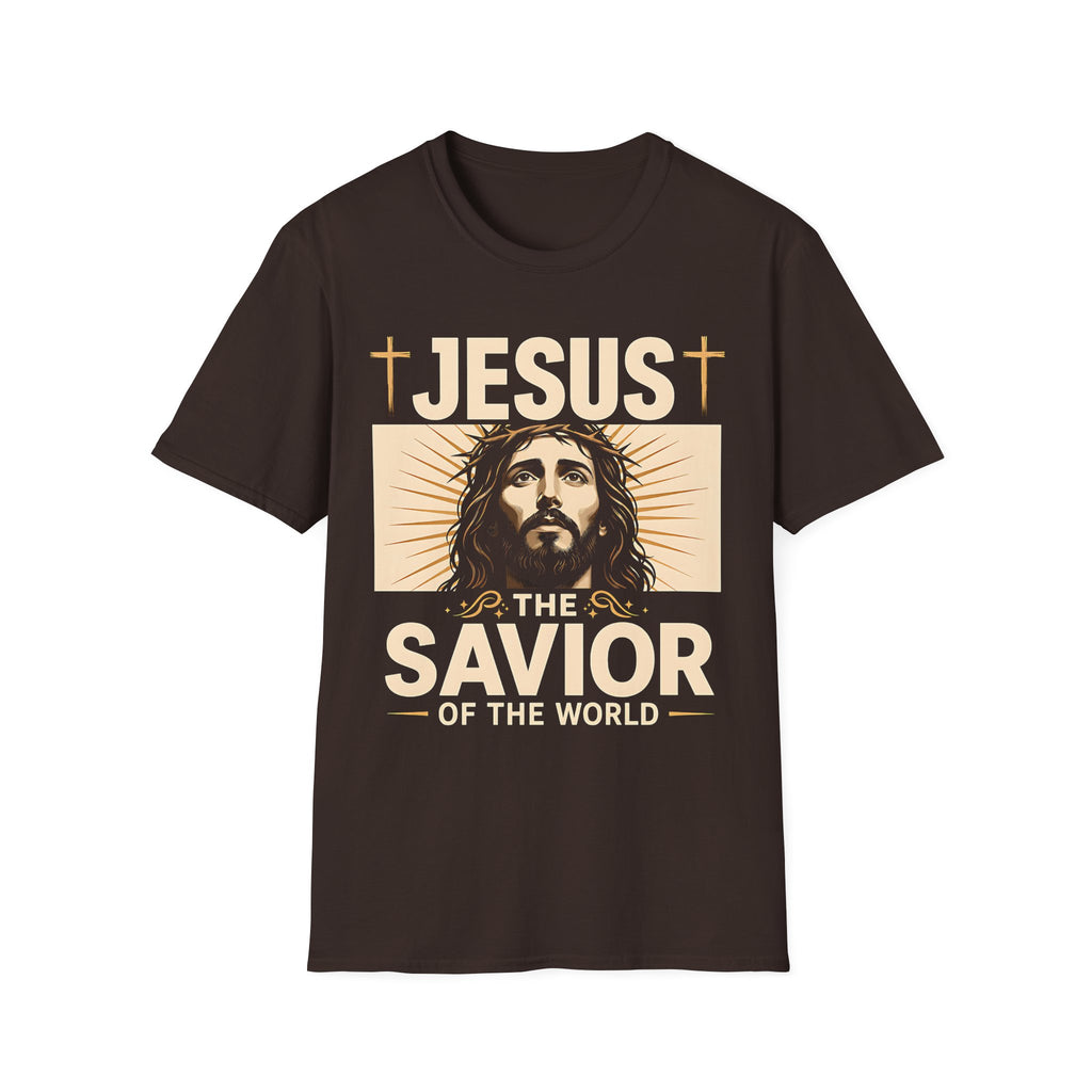 Jesus The Savior T-Shirt — Christian Faith Graphic Tee (Savior of the World)