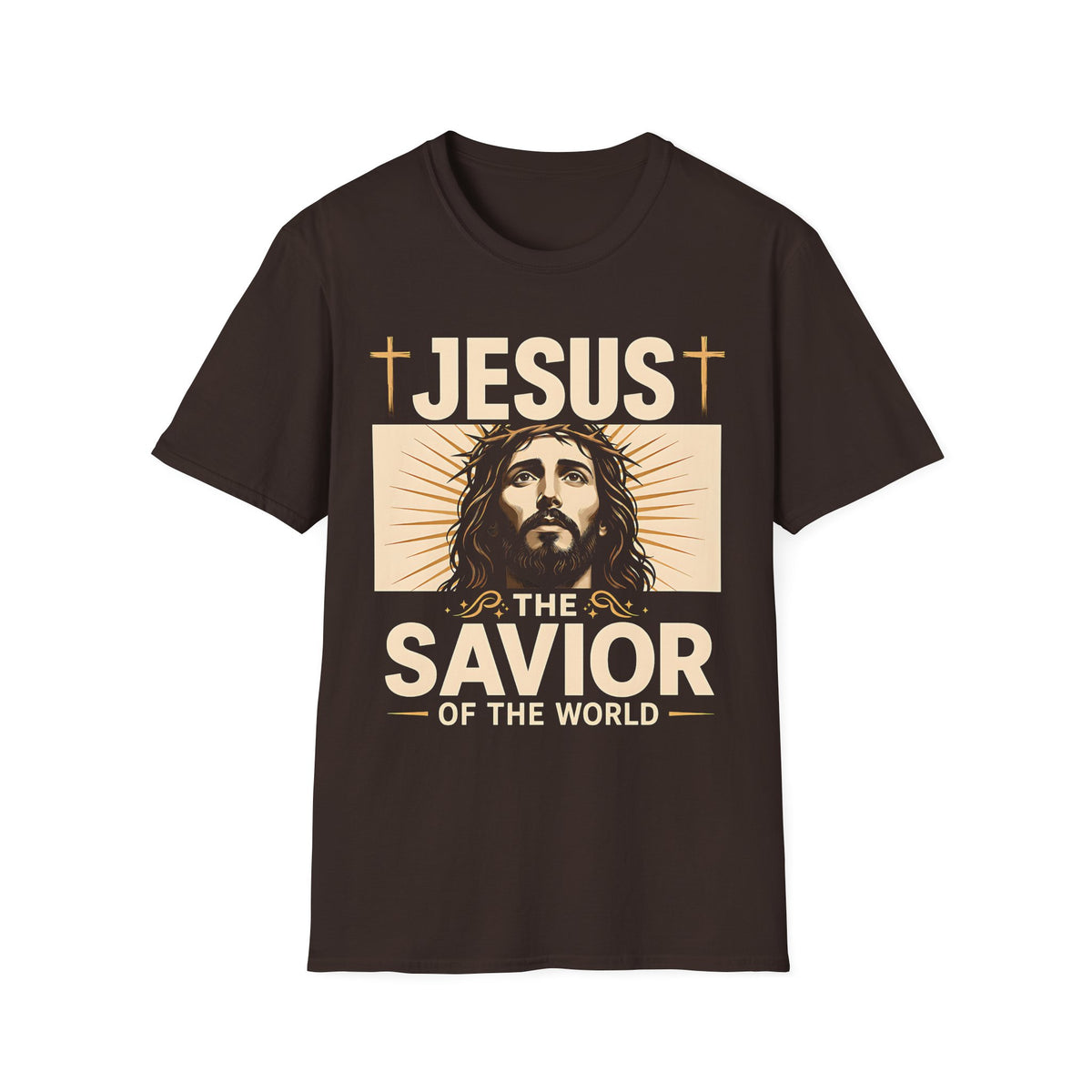 Jesus The Savior T-Shirt — Christian Faith Graphic Tee (Savior of the World)