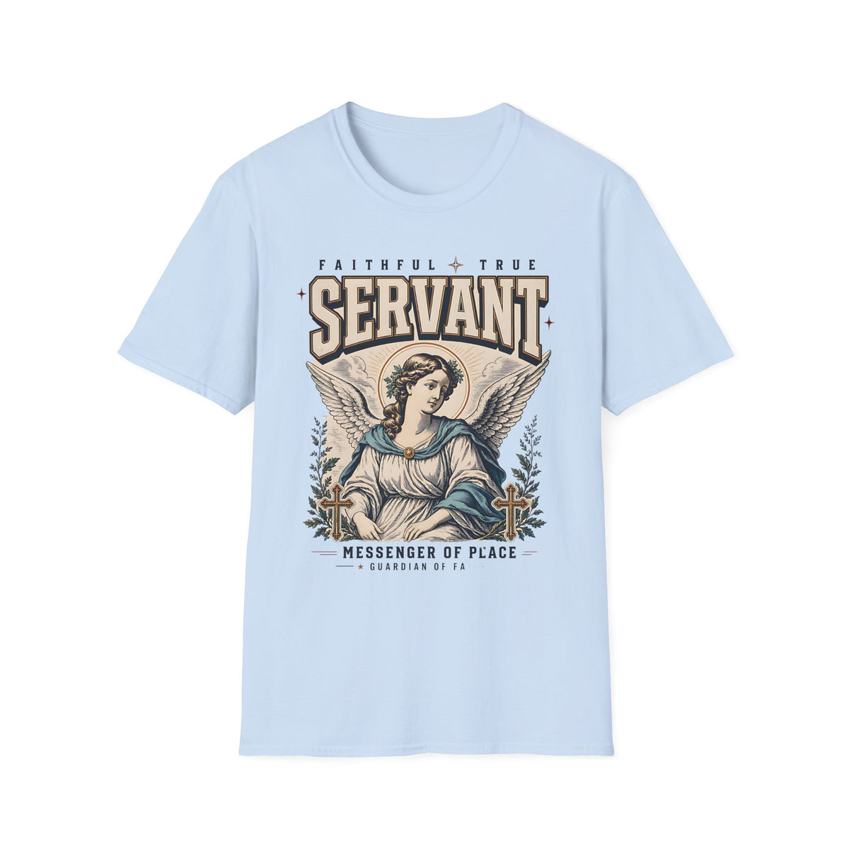 Servant Angel T-Shirt — Faithful & True Messenger of Peace Christian Tee