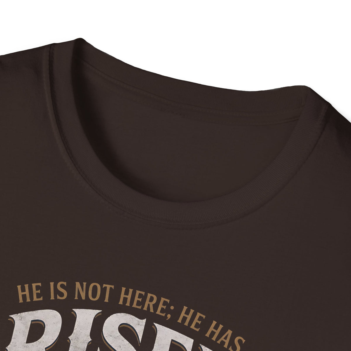 Risen Cross T-Shirt — "He Is Risen Just As He Said" Easter Christian Shirt