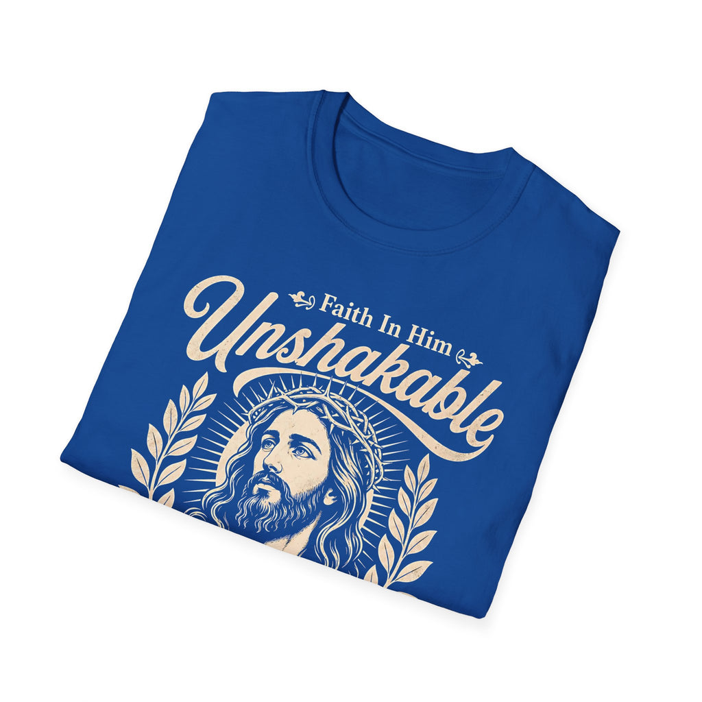 Christian T-Shirt — "Unshakable Hope" Faith in Him Graphic Tee