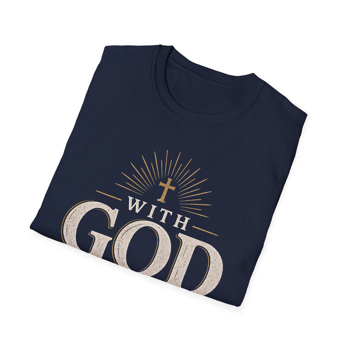 With God All Things Are Possible T-Shirt — Christian Faith Inspirational Tee