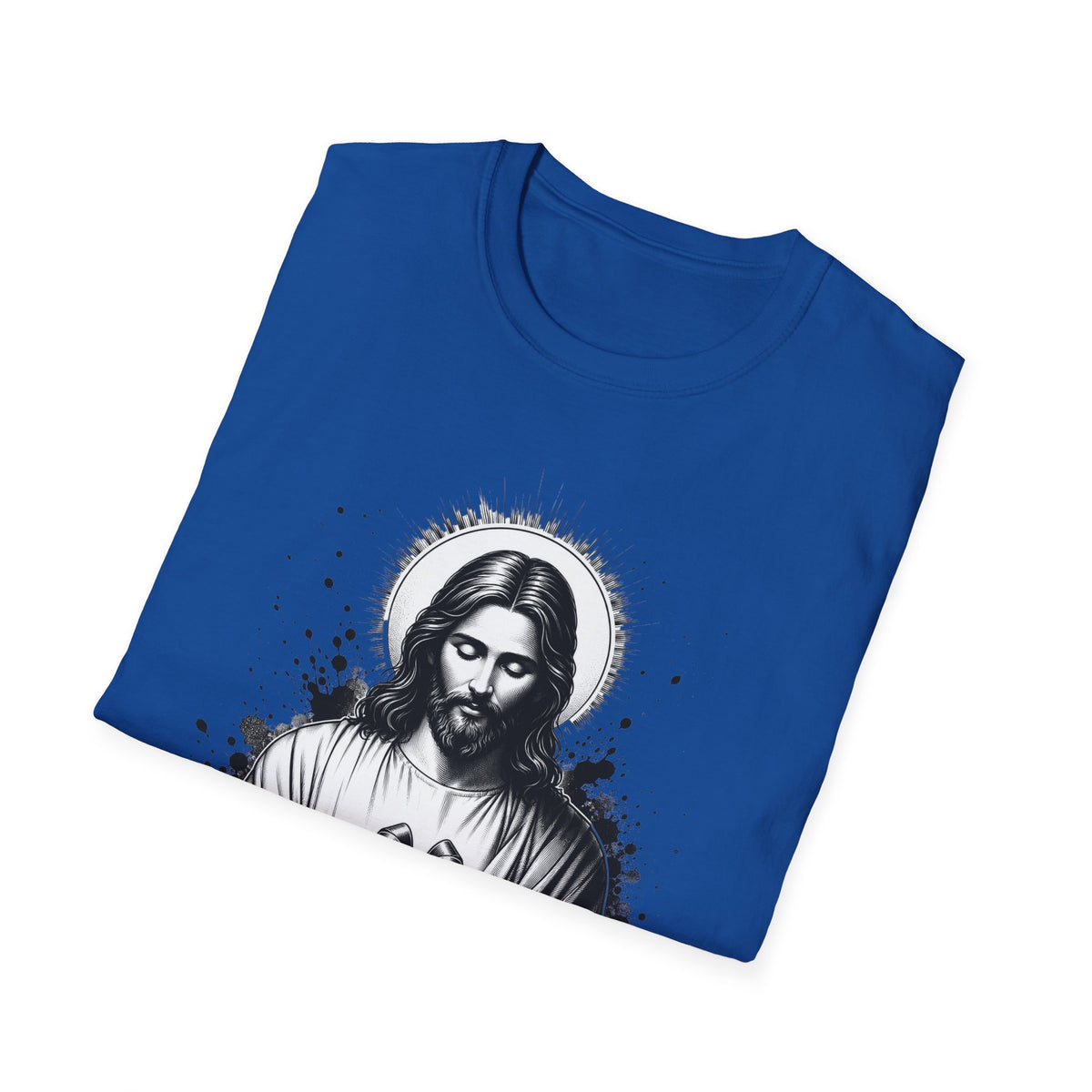 Jesus Holding Gift T-Shirt — Religious Christian Faith Christmas Tee