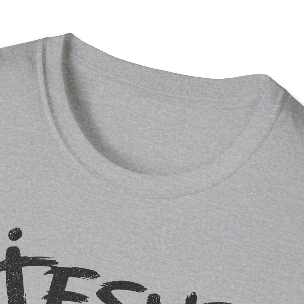 Jesus Saves T‑Shirt — Vintage Portrait Christian Faith Tee