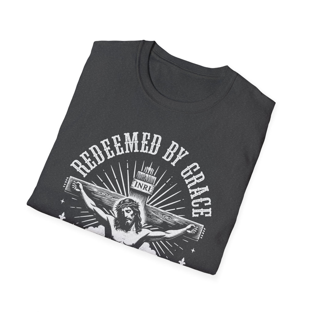 Redeemed by Grace 'Restored by Love' T-Shirt — Christian Faith Graphic Tee