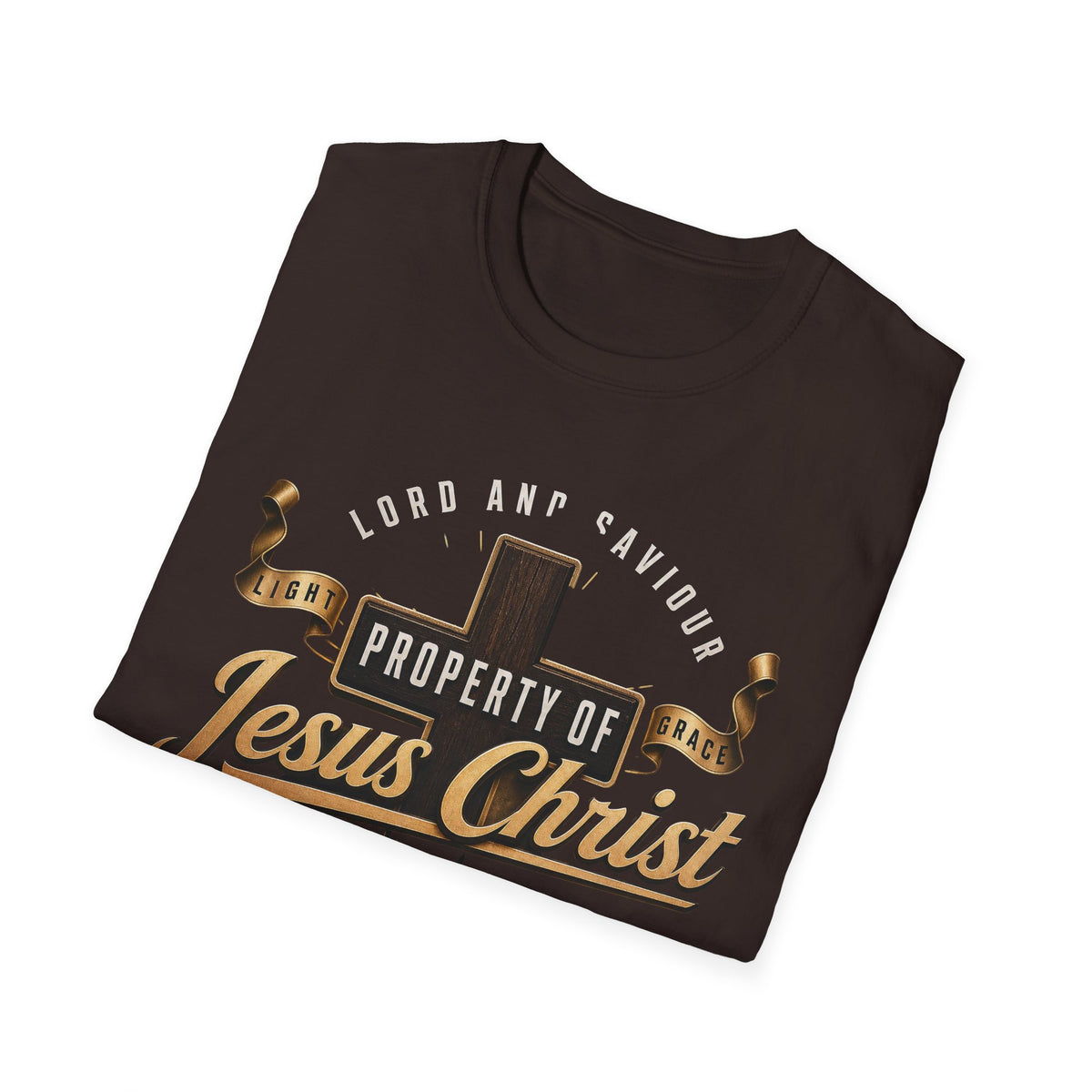 Jesus Christ Property T-Shirt — Christian Cross Faith Tee