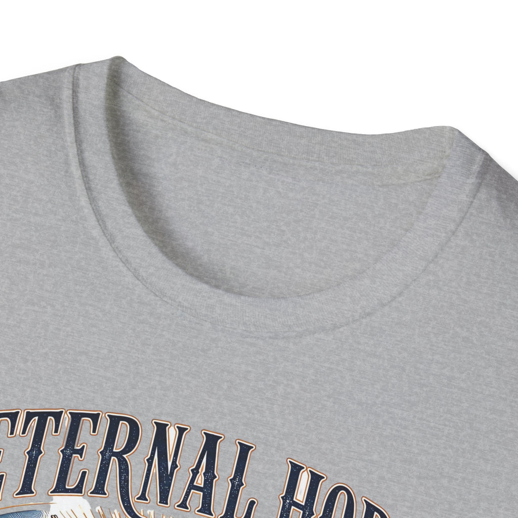 Eternal Hope T-Shirt — "Rejoice, For He Has Risen" Christian Easter Tee