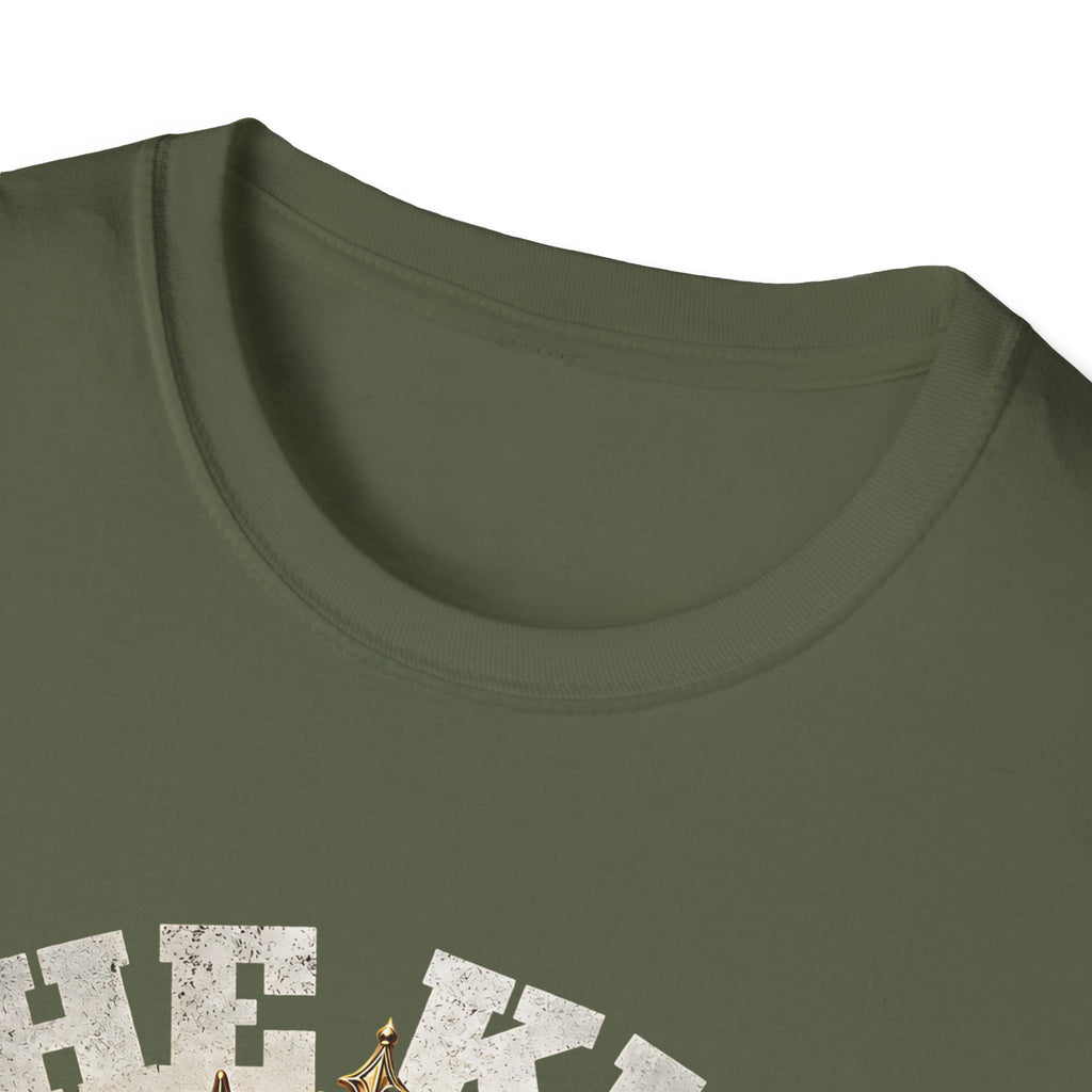 Jesus 'The King' T-Shirt — Crowned Christ Graphic Tee (Faith Gifts, Easter/Christmas)