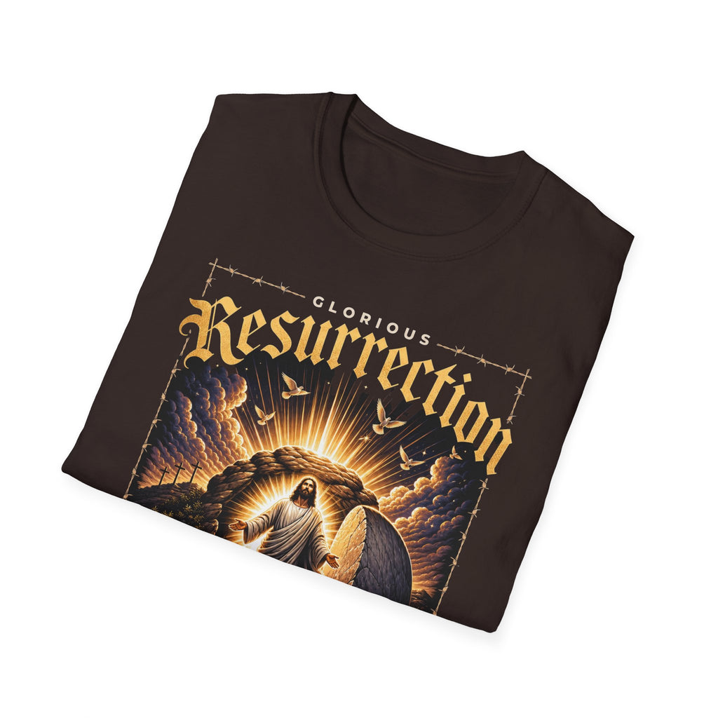 Resurrection Graphic T-Shirt — Glorious Jesus Easter Christian Tee