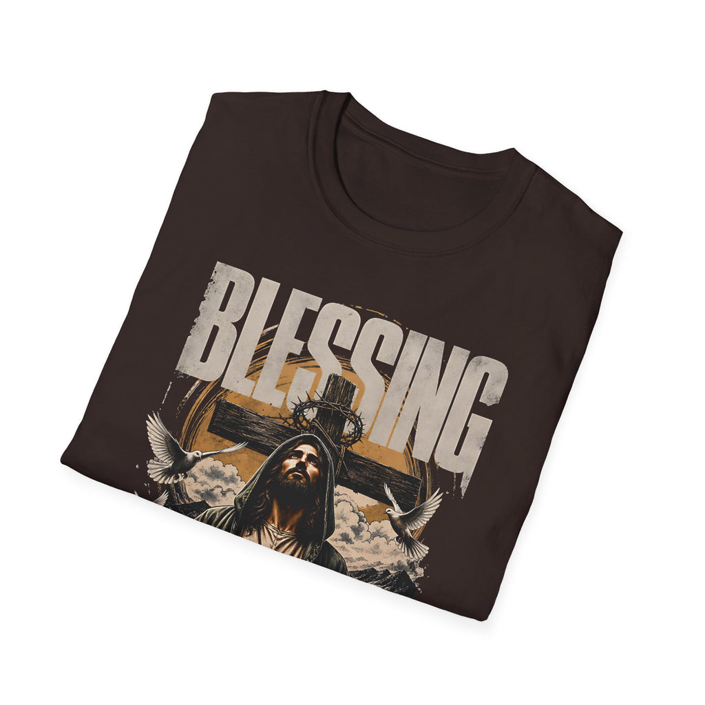 Blessing Jesus Graphic T-Shirt — Faith Over Fear Christian Tee