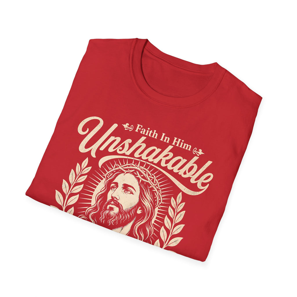 Christian T-Shirt — "Unshakable Hope" Faith in Him Graphic Tee