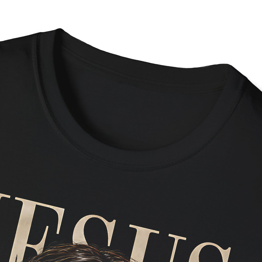 Jesus Portrait T-Shirt — "The Way, The Truth, The Life" Christian Tee