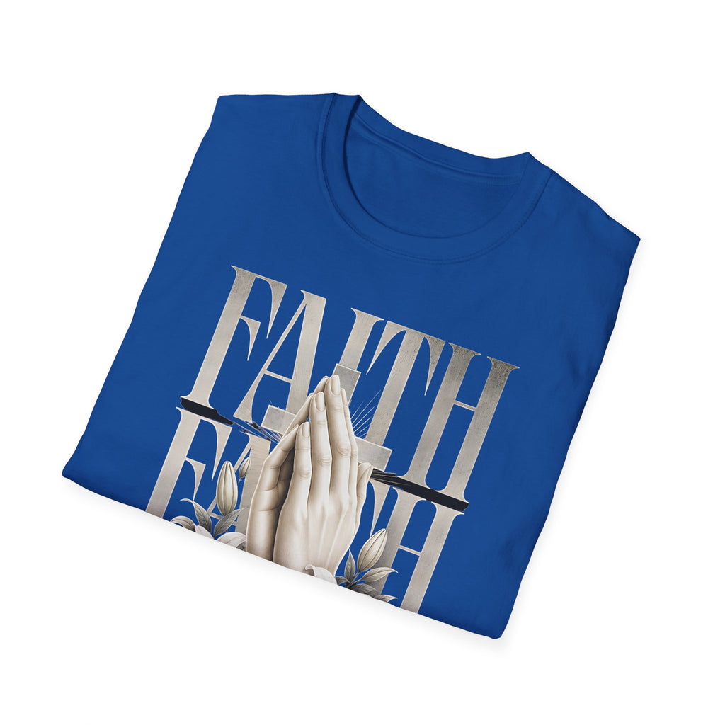 Faith Prayer Hands T-Shirt — Christian Inspirational Tee