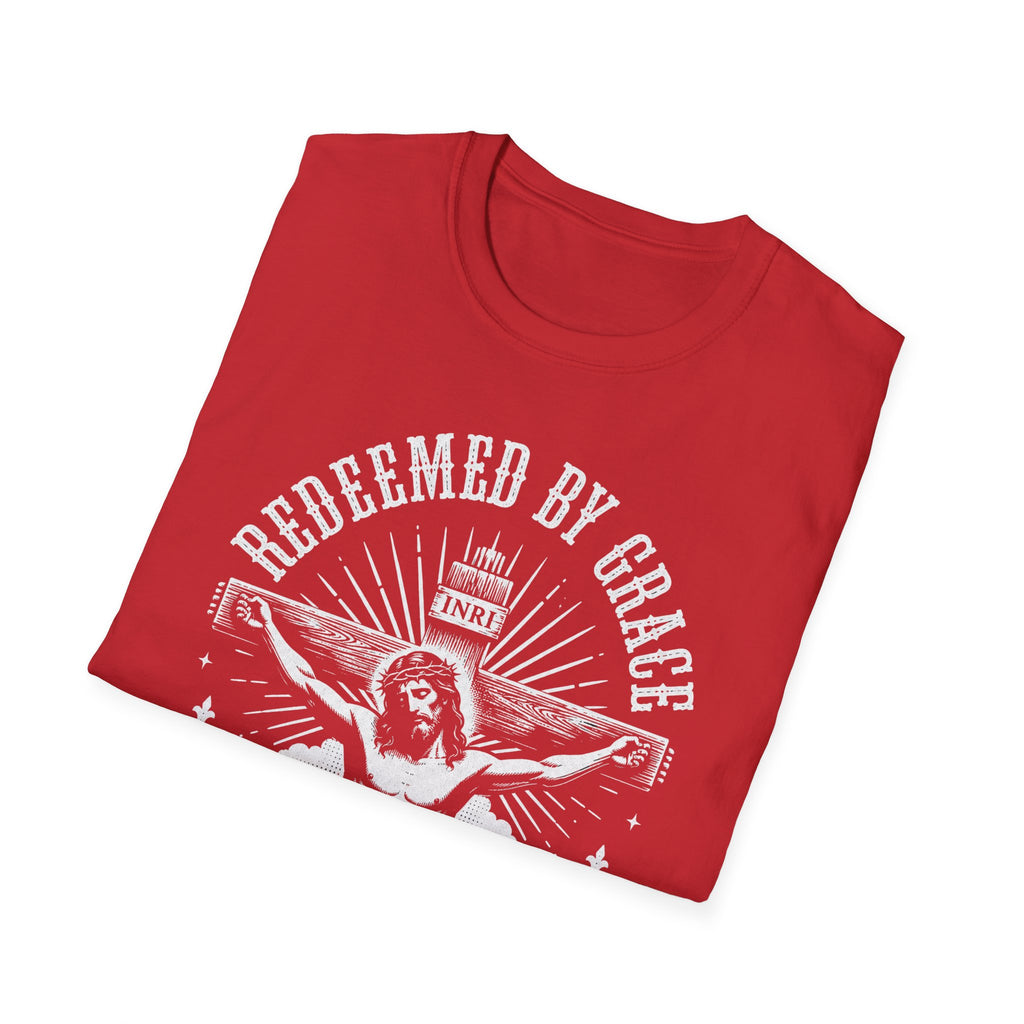 Redeemed by Grace 'Restored by Love' T-Shirt — Christian Faith Graphic Tee