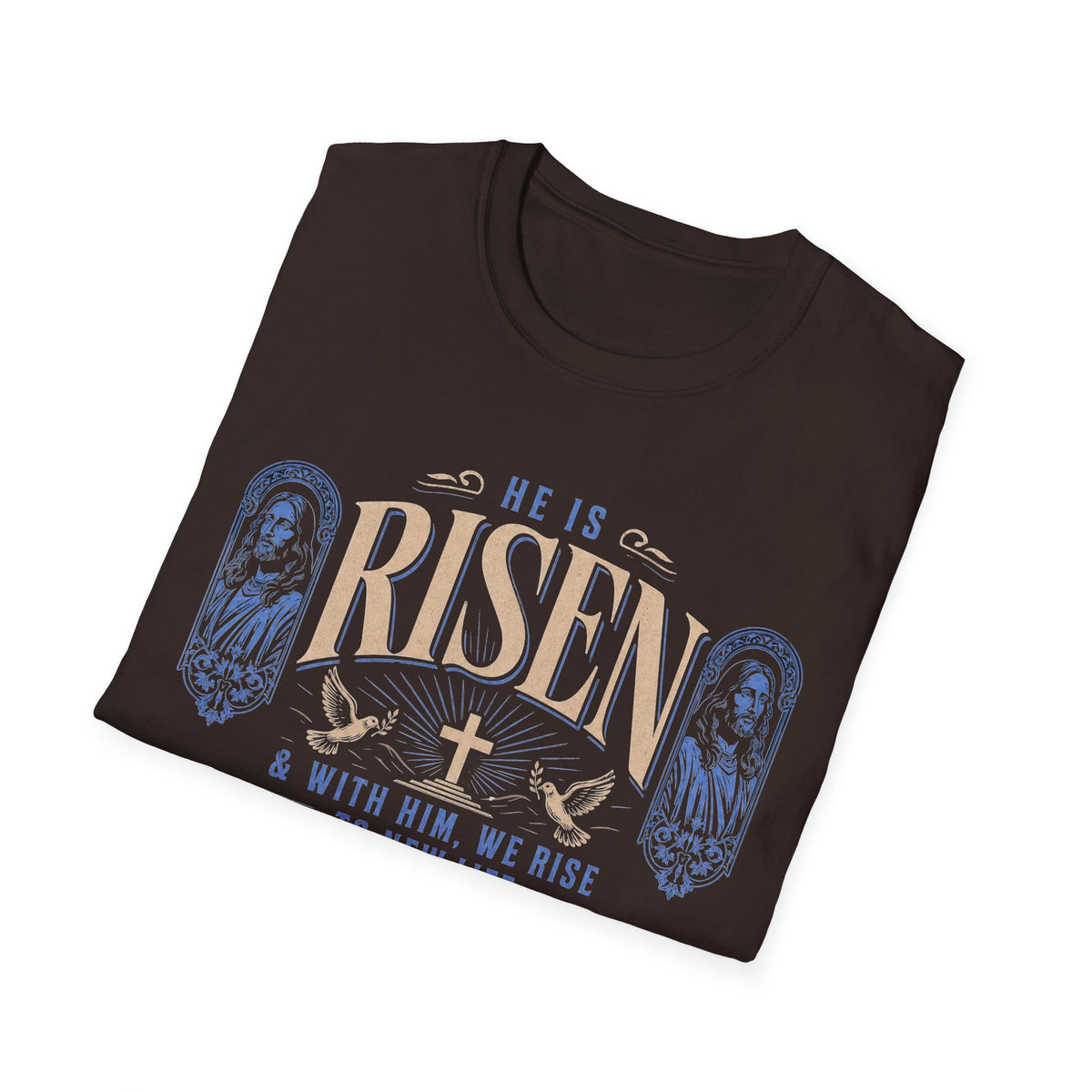 He Is Risen Christian T-Shirt – Easter Resurrection Faith Tee