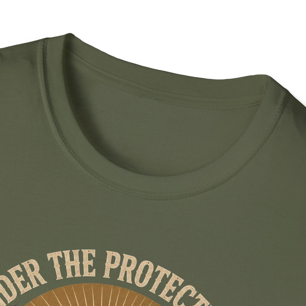T-Shirt — "Under the Protection of Jesus Christ" Christian Graphic Tee