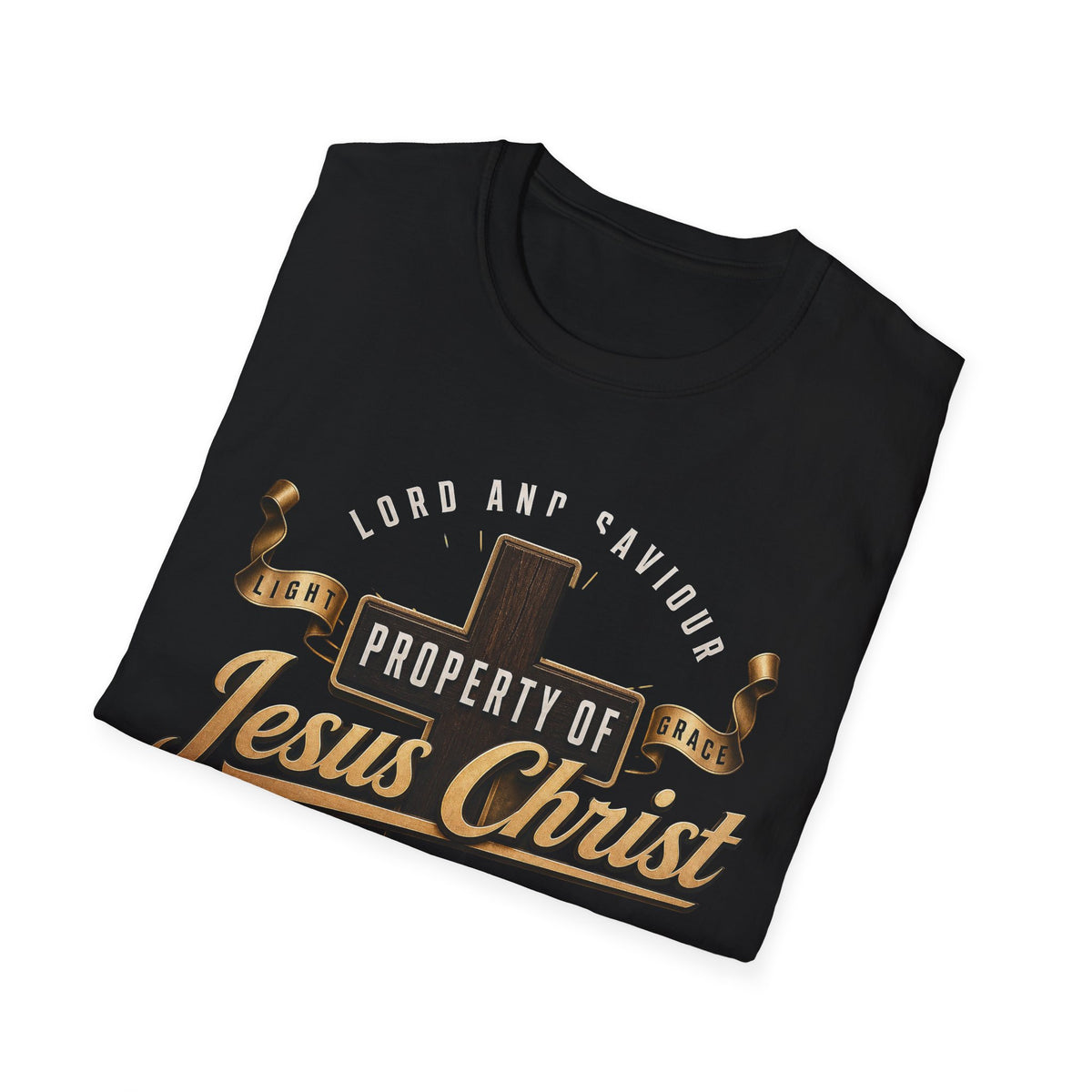 Jesus Christ Property T-Shirt — Christian Cross Faith Tee