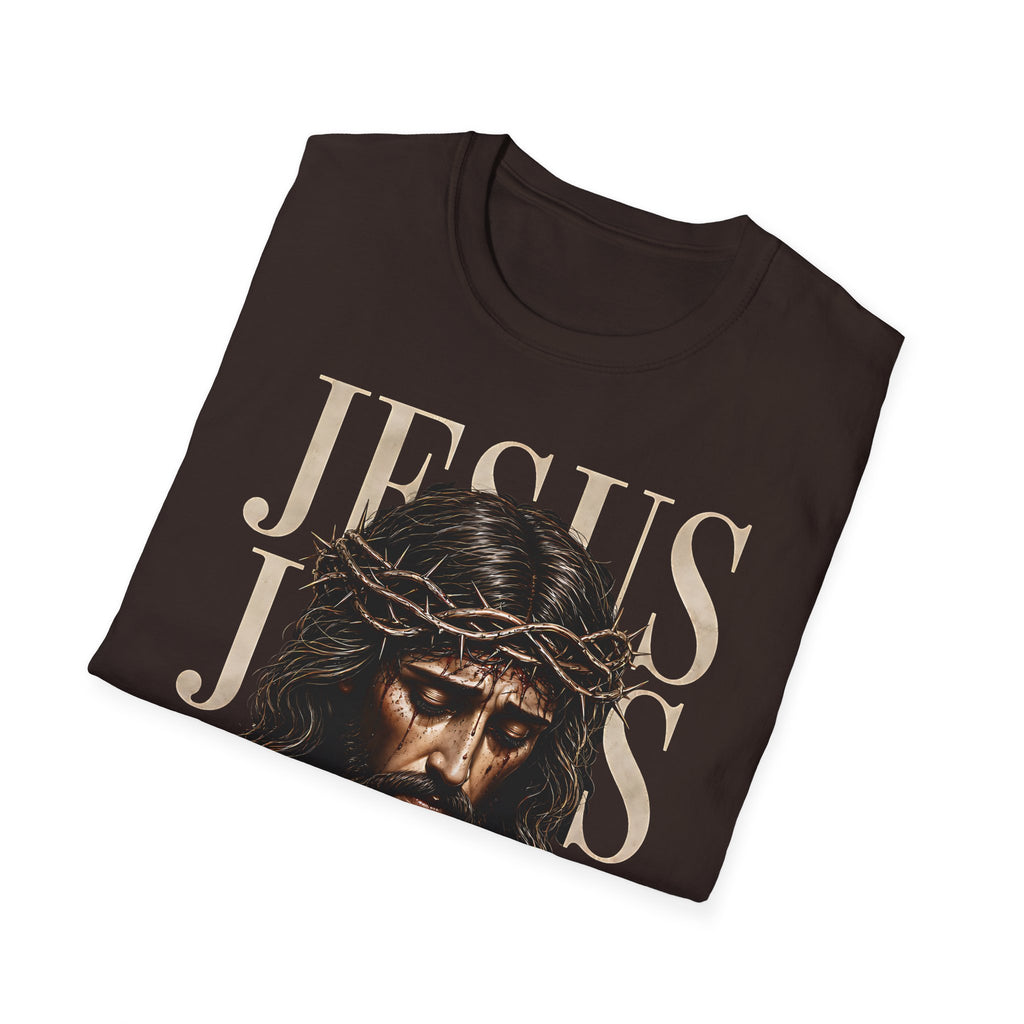 Jesus Portrait T-Shirt — "The Way, The Truth, The Life" Christian Tee