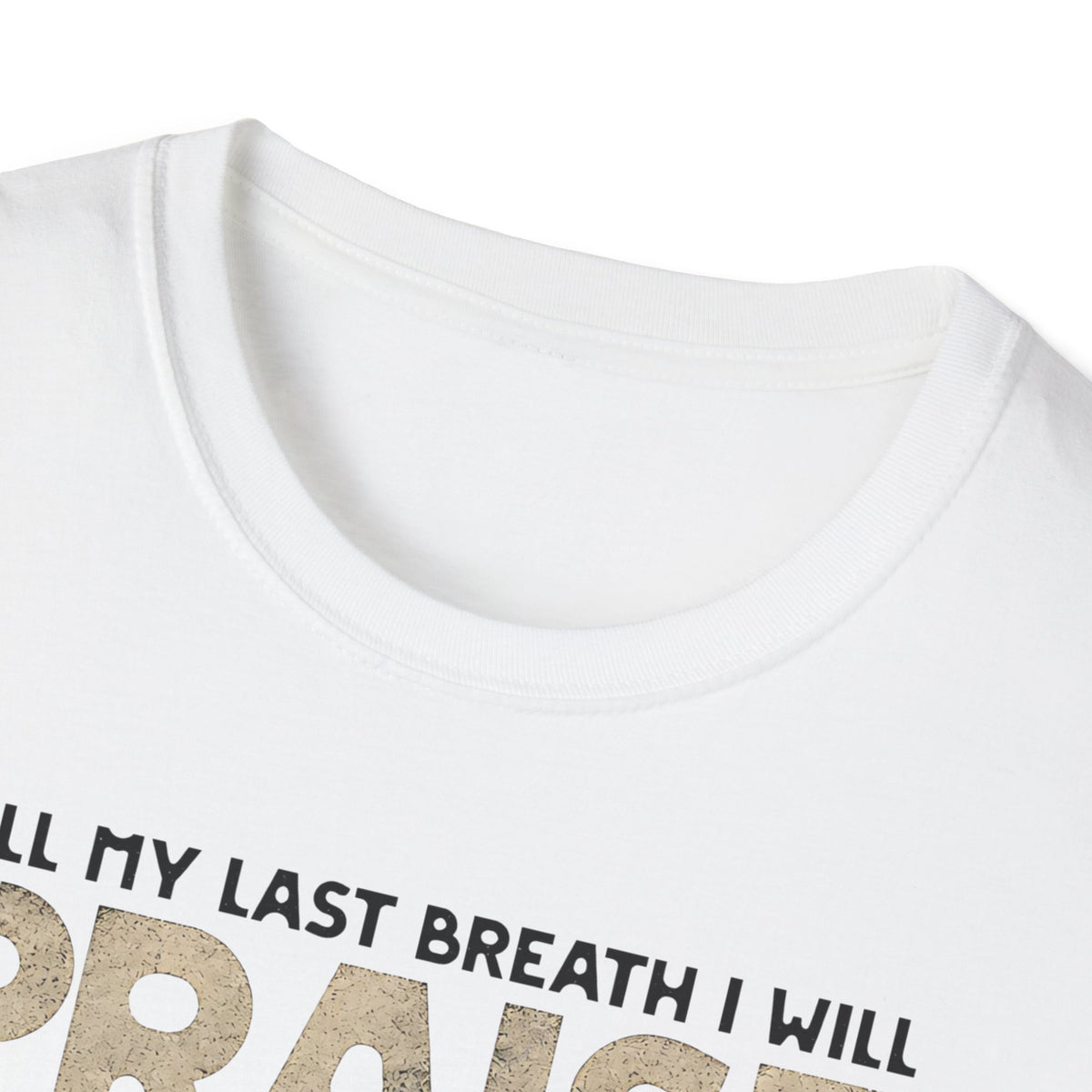 Praise the Lord T-Shirt — 'Till My Last Breath I Will Praise the Lord' Christian Tee