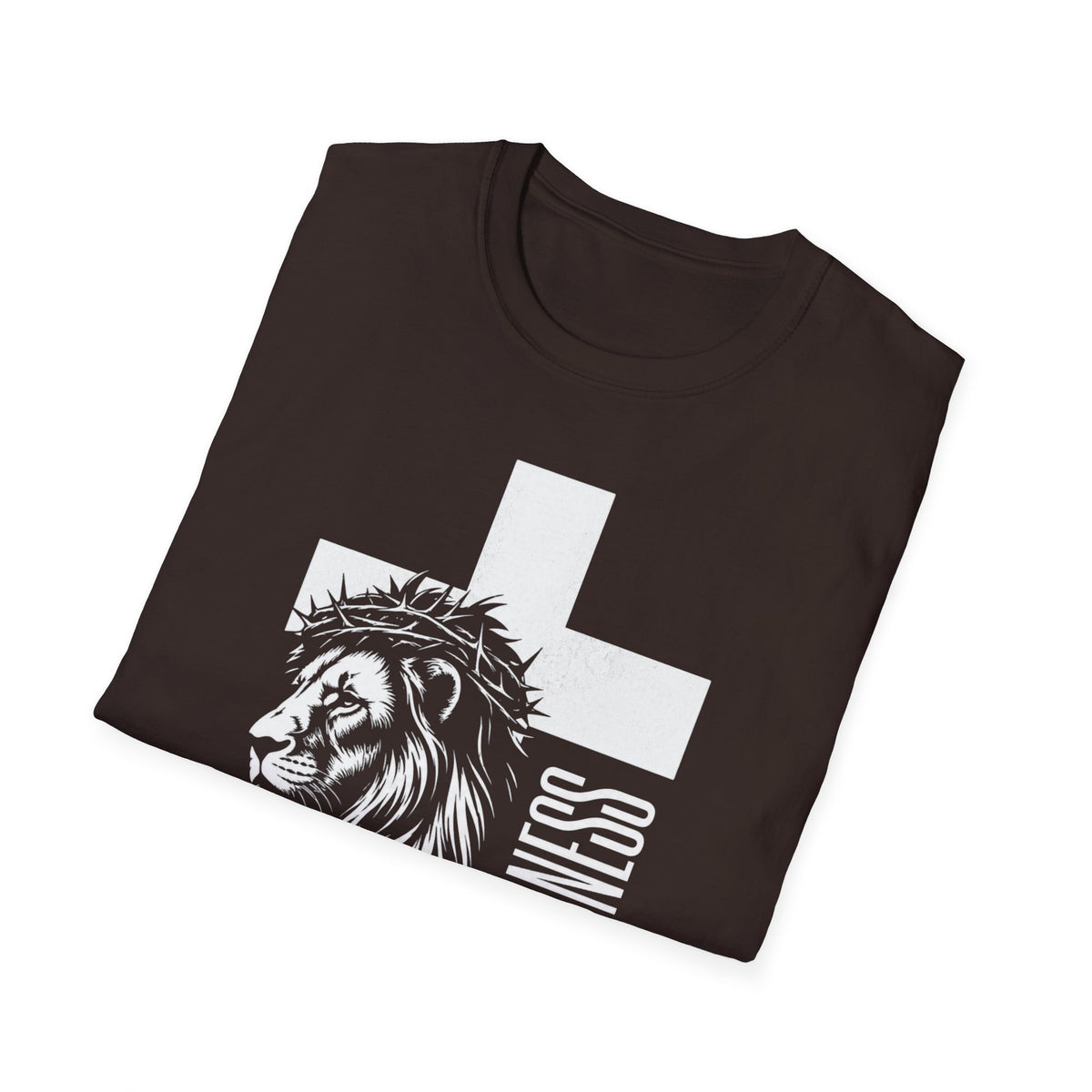 Forgiveness Lion Cross T-Shirt — Christian Faith Inspirational Tee