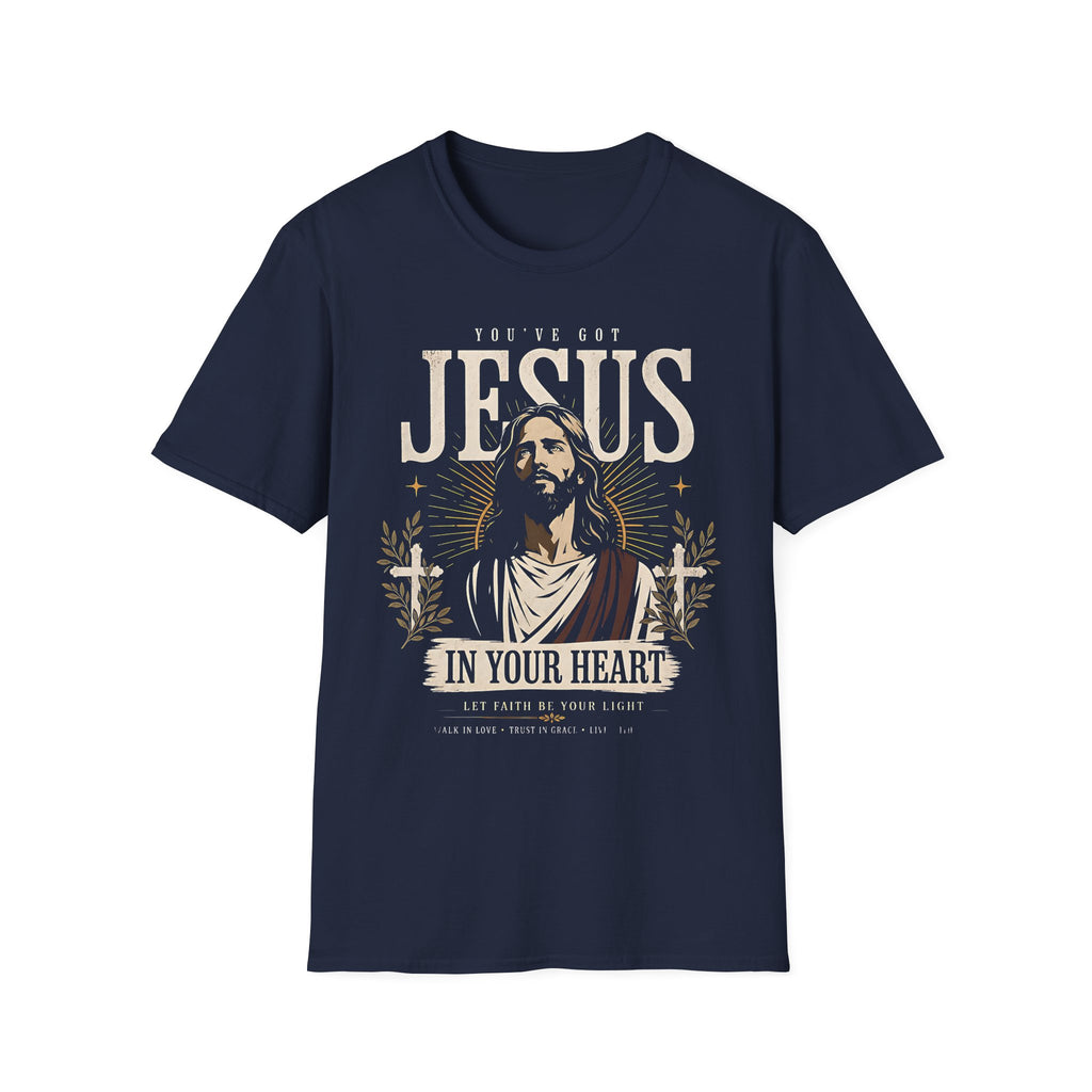 Jesus In Your Heart T-Shirt — Faith Christian Tee