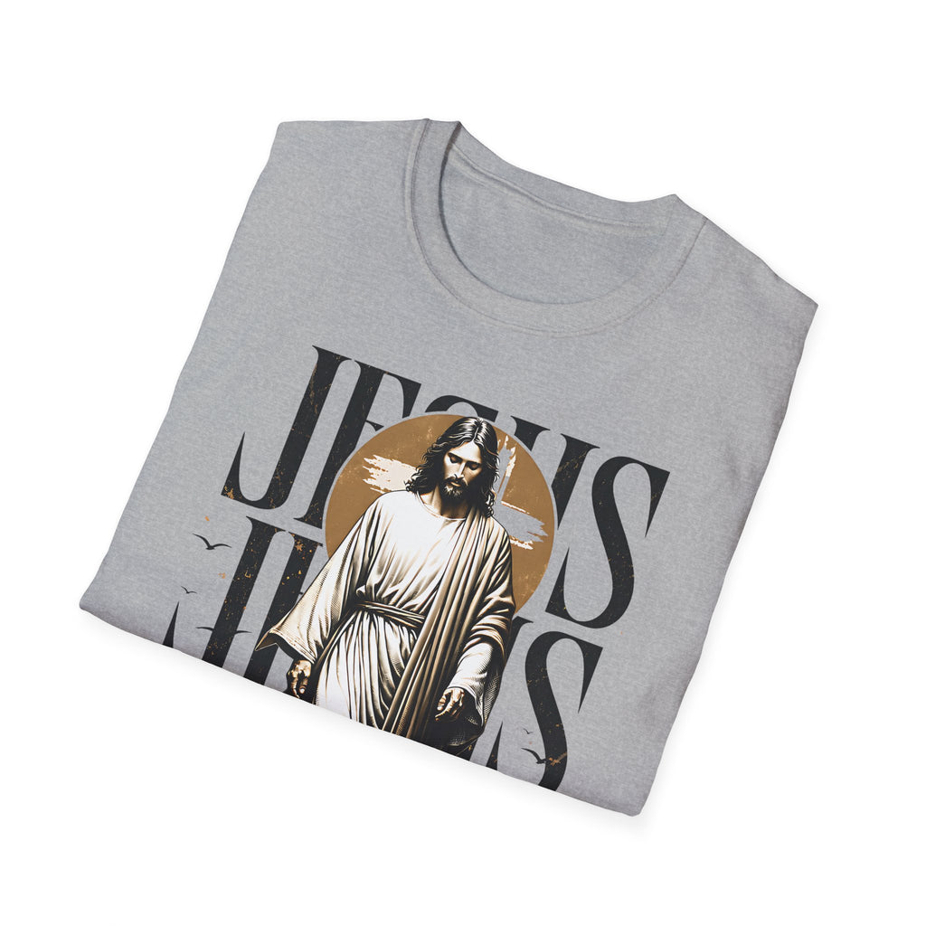 Jesus Graphic T-Shirt — Walking Christ Faith Tee (Religious Christian Apparel)