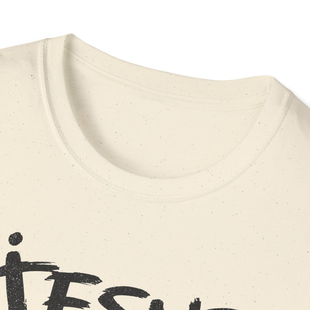 Jesus Saves T‑Shirt — Vintage Portrait Christian Faith Tee