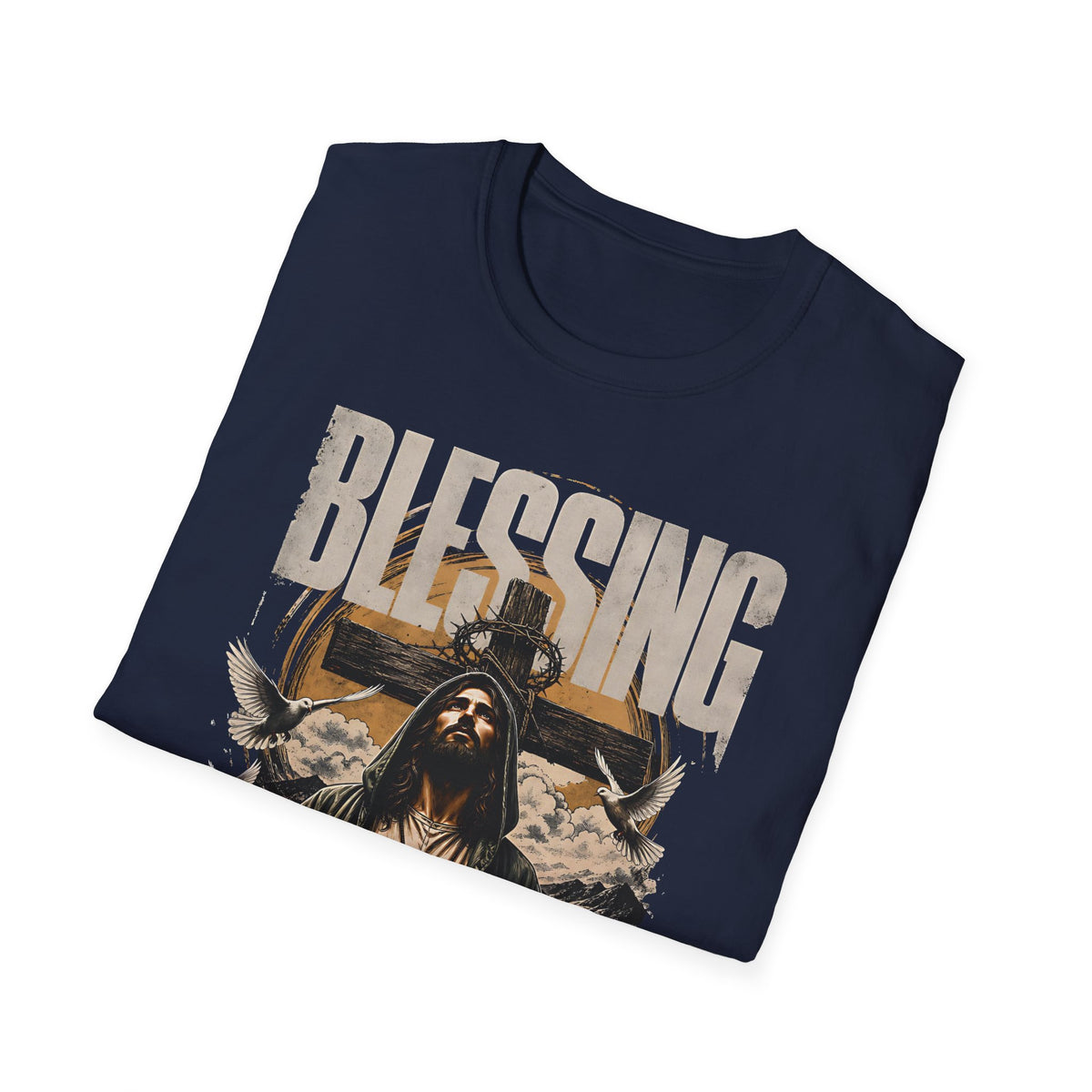 Blessing Jesus Graphic T-Shirt — Faith Over Fear Christian Tee
