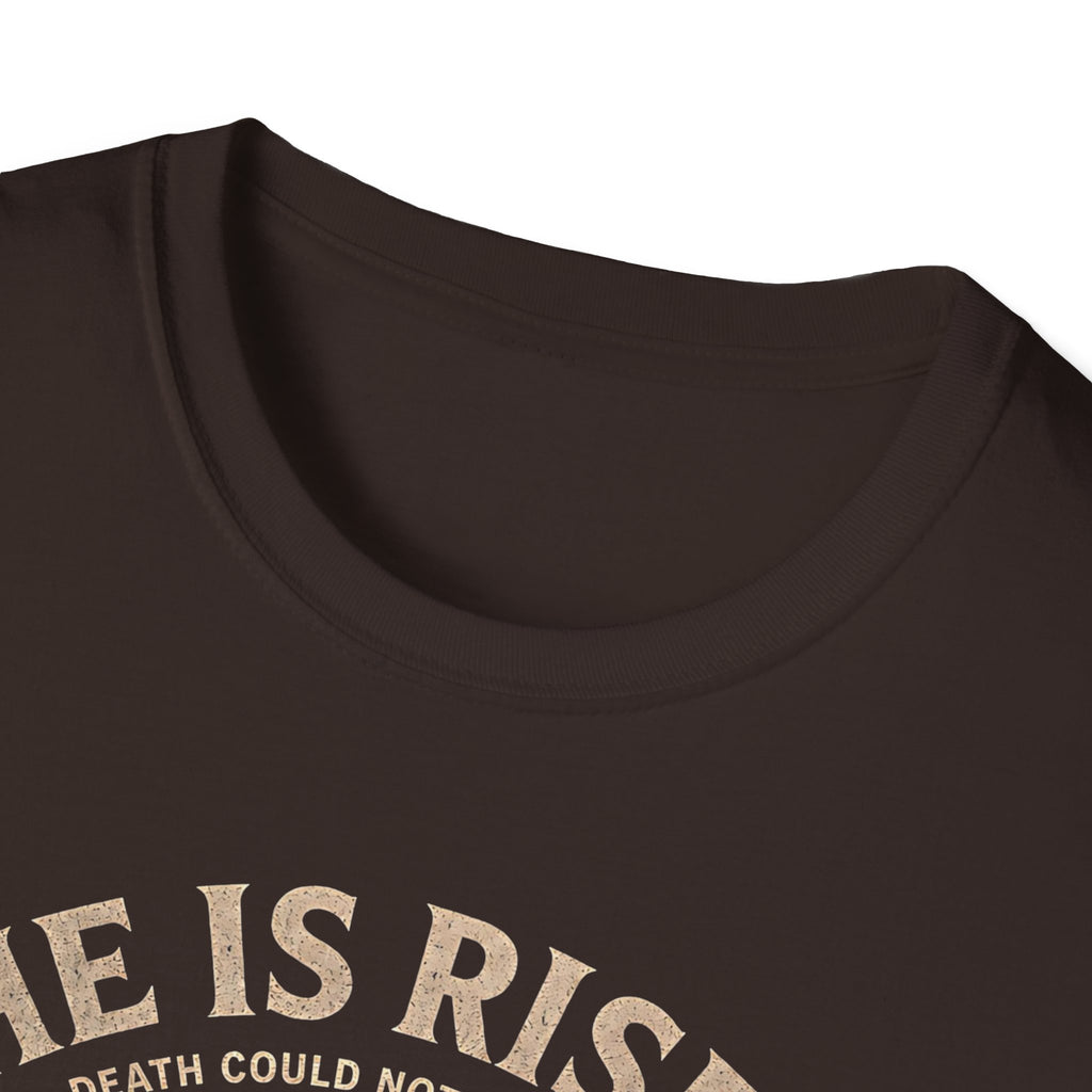 He Is Risen Christian T-Shirt — Victory Over Death Easter Jesus Tee