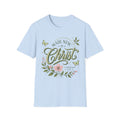Made New in Christ T-Shirt — Floral Christian Faith Tee (2 Corinthians 5:17)