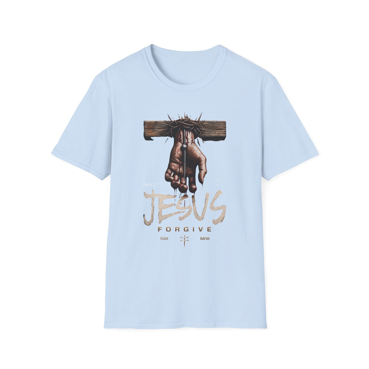 Jesus Forgive T-Shirt — Crucifixion Faith Graphic Tee