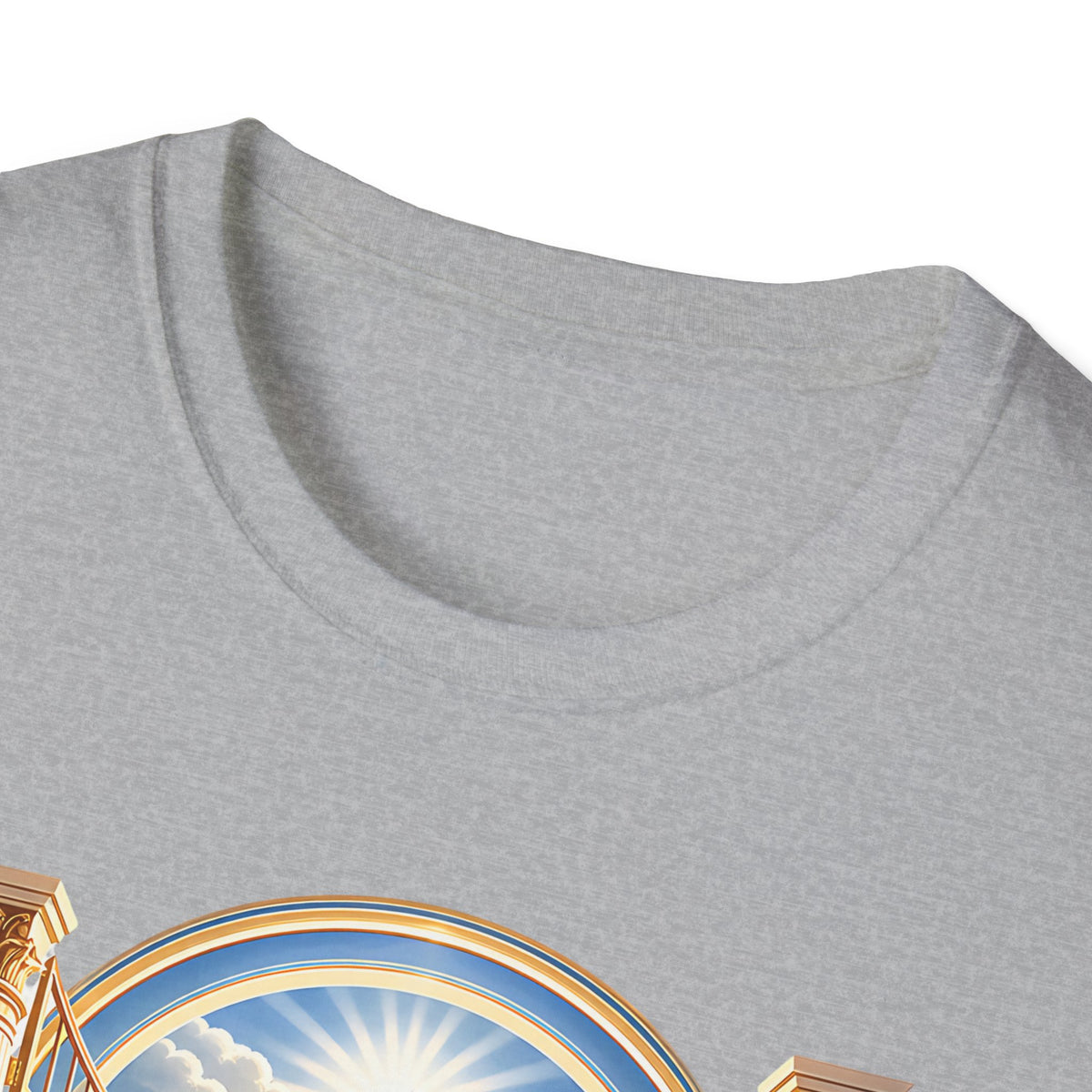 Heaven Gates T-Shirt — Jesus Walking Into Light Christian Faith Tee