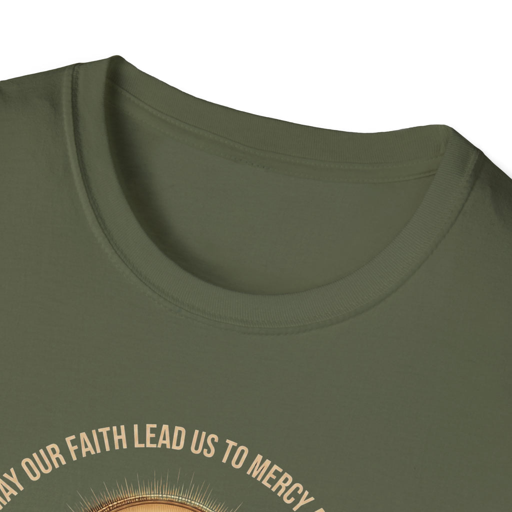 Virgin Mary Prayer Tee – "Love Covers Sins" Religious Graphic T-Shirt