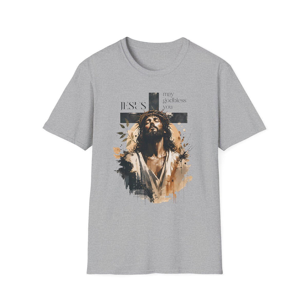 Jesus Cross T-Shirt — He Is Risen Christian Faith Tee