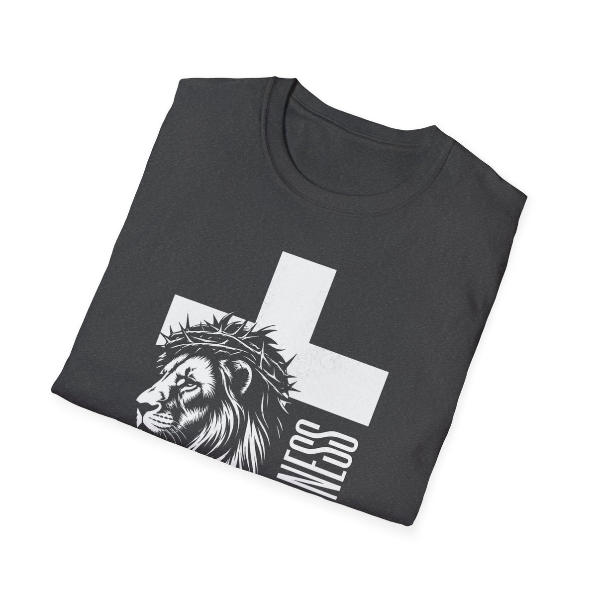 Forgiveness Lion Cross T-Shirt — Christian Faith Inspirational Tee