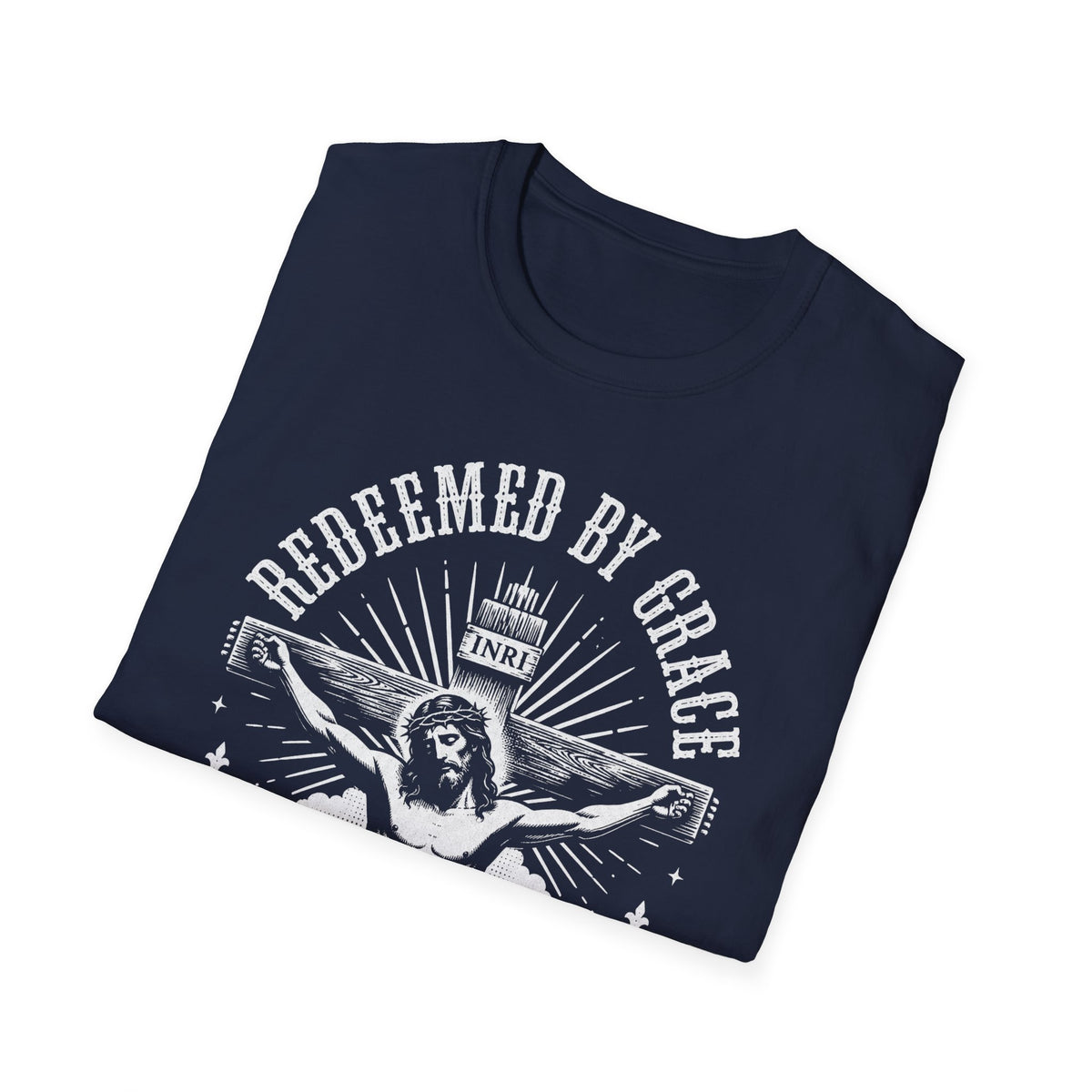 Redeemed by Grace 'Restored by Love' T-Shirt — Christian Faith Graphic Tee