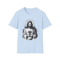 Jesus Holding Gift T-Shirt — Religious Christian Faith Christmas Tee