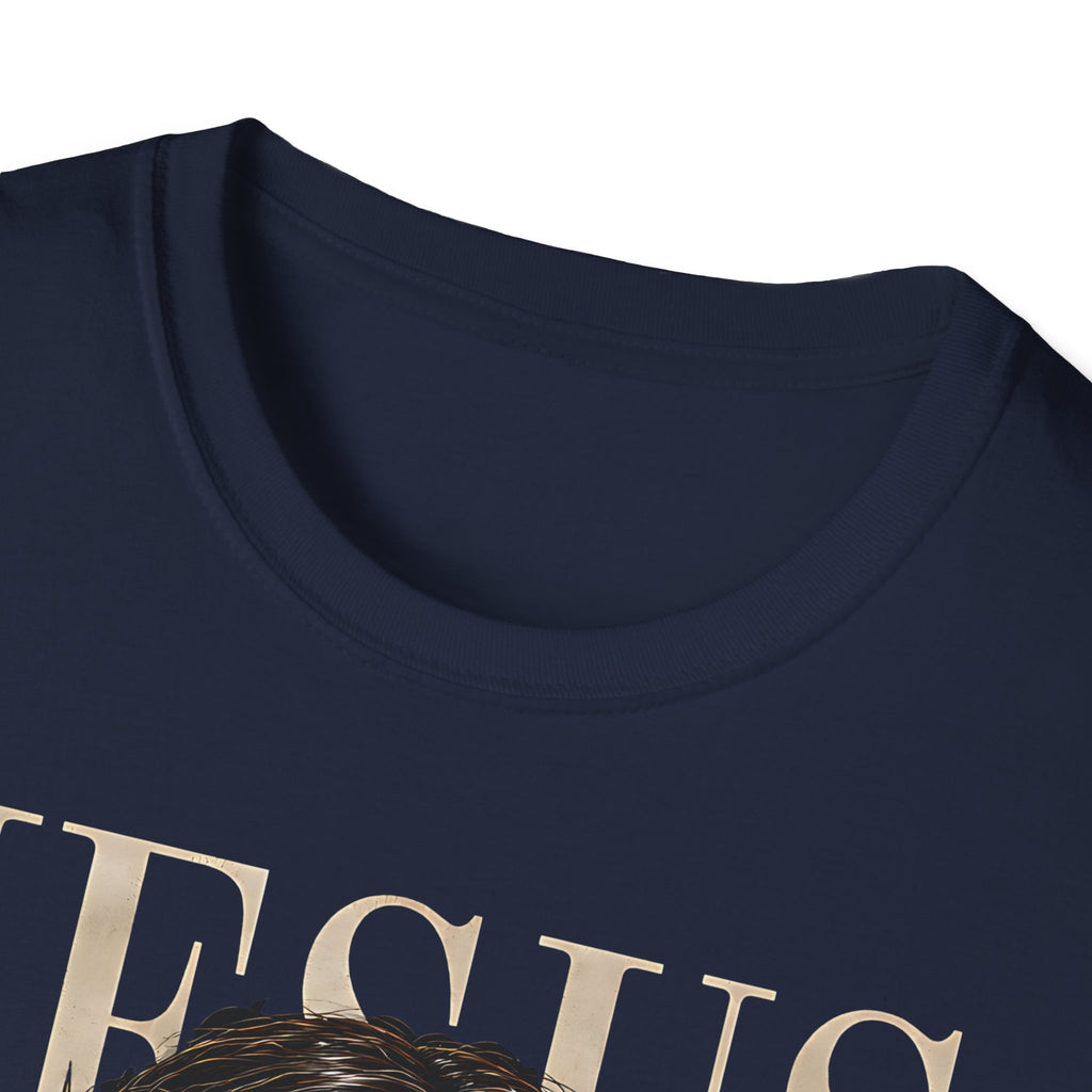 Jesus Portrait T-Shirt — "The Way, The Truth, The Life" Christian Tee