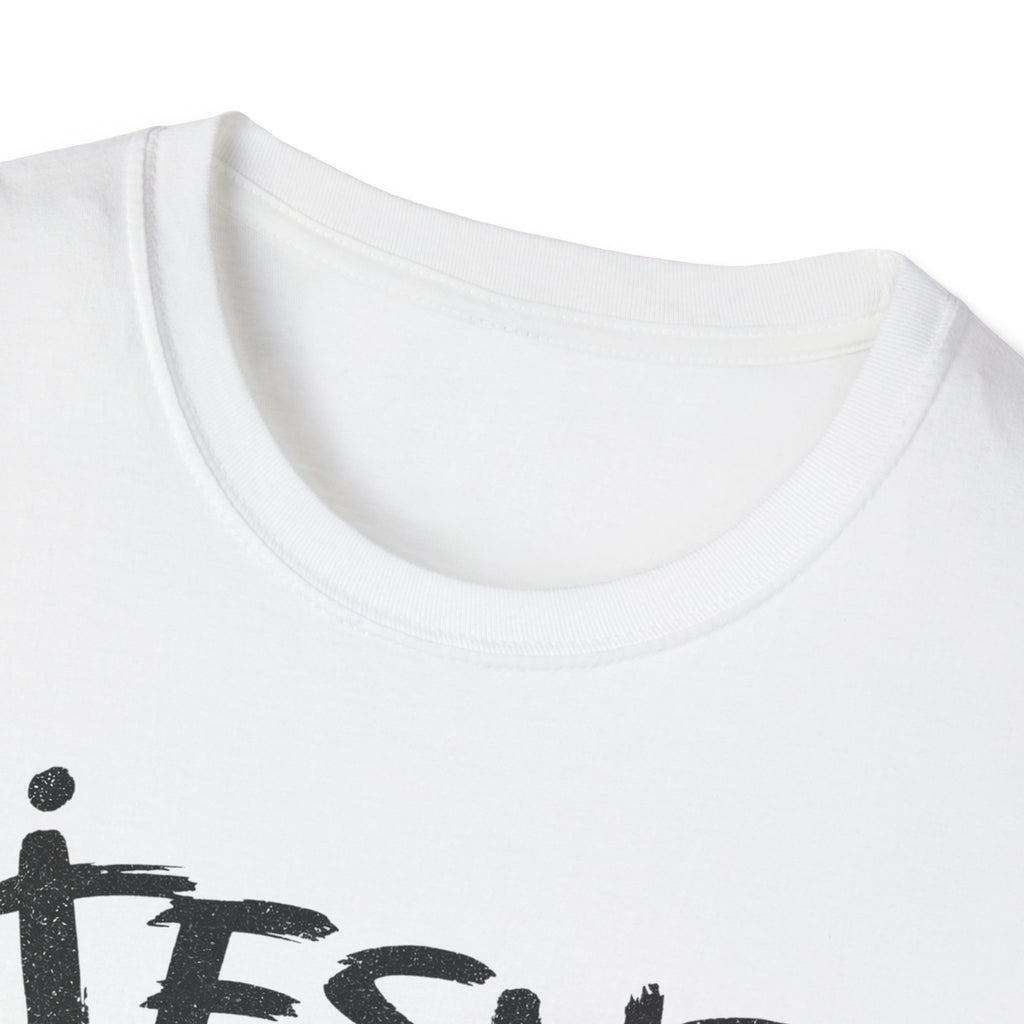 Jesus Saves T‑Shirt — Vintage Portrait Christian Faith Tee