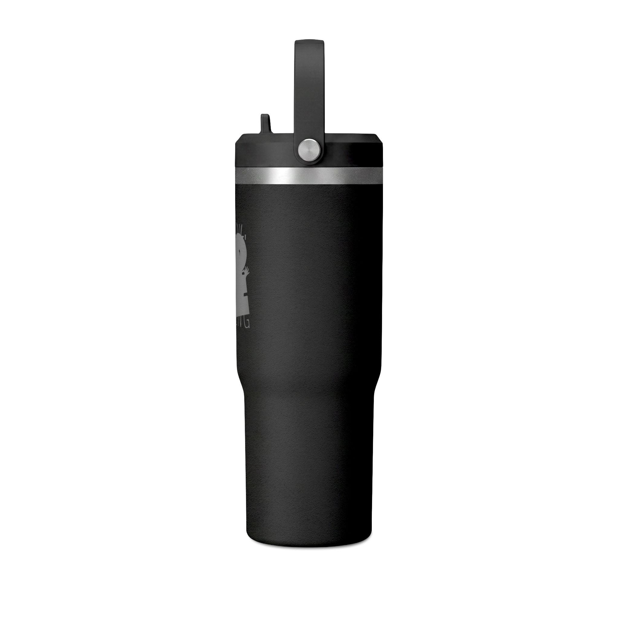 Happy Dazzling Rhino 32oz Nomad Tumbler – Insulated Travel Cup