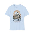 Guided by Grace T-Shirt — Spiritual Christian Tee with Jesus and Angel Illustration