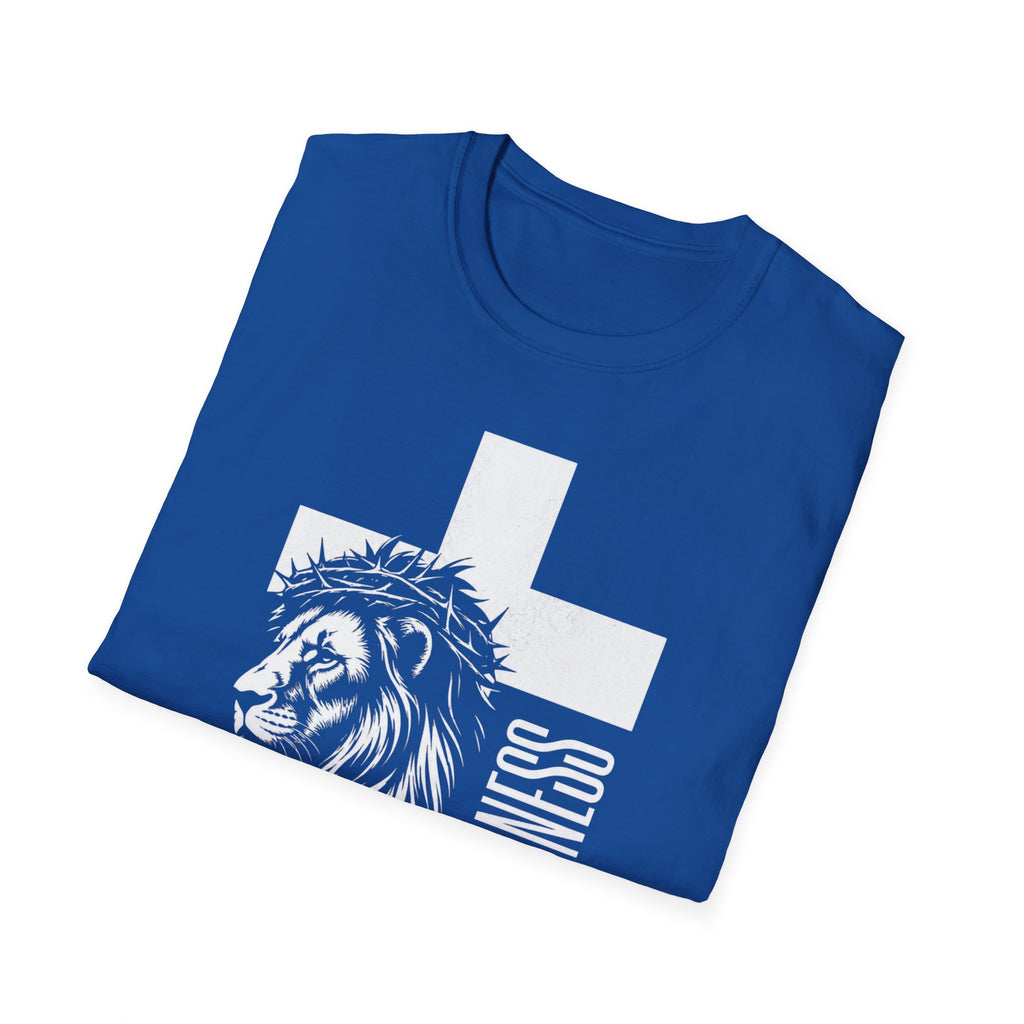 Forgiveness Lion Cross T-Shirt — Christian Faith Inspirational Tee