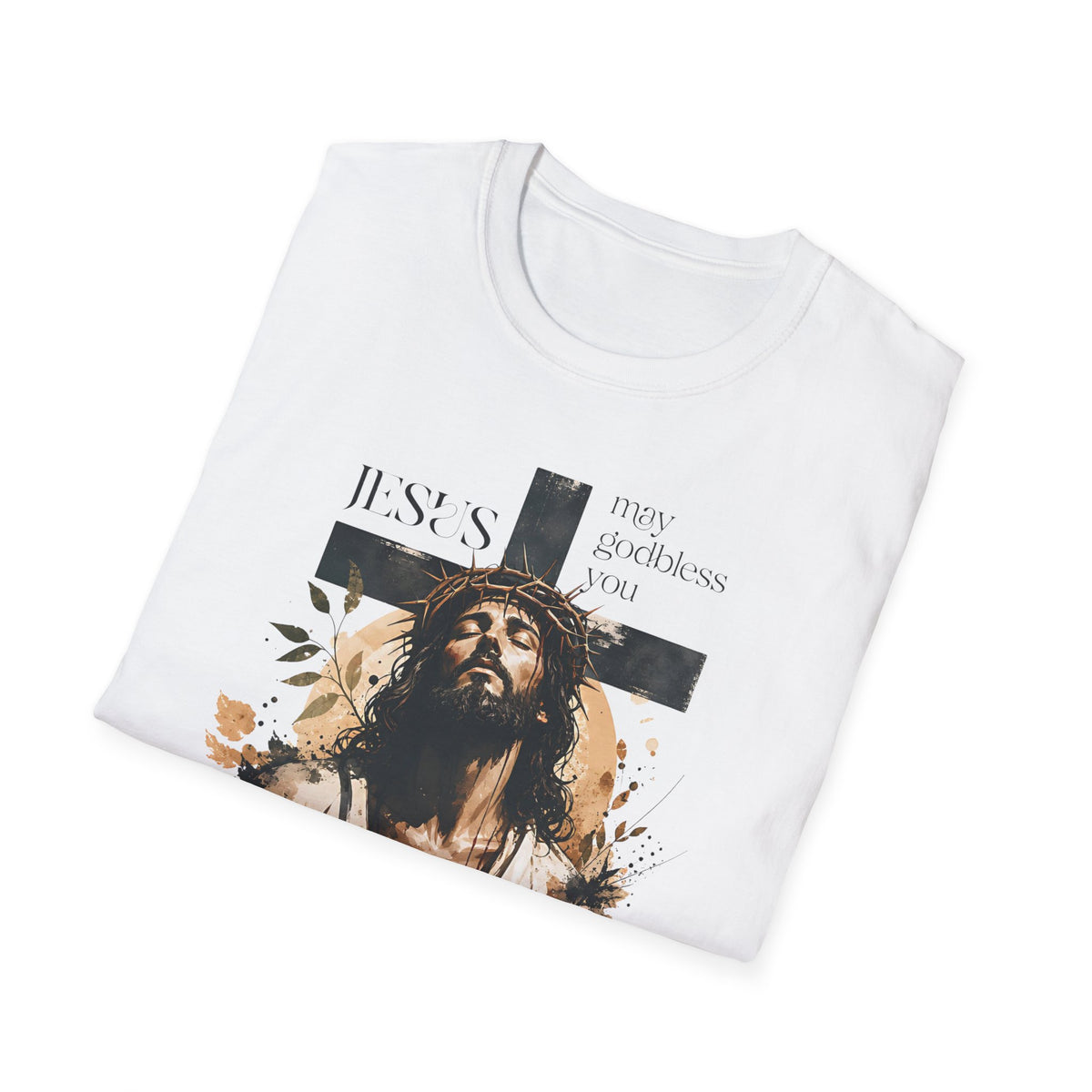 Jesus Cross T-Shirt — He Is Risen Christian Faith Tee