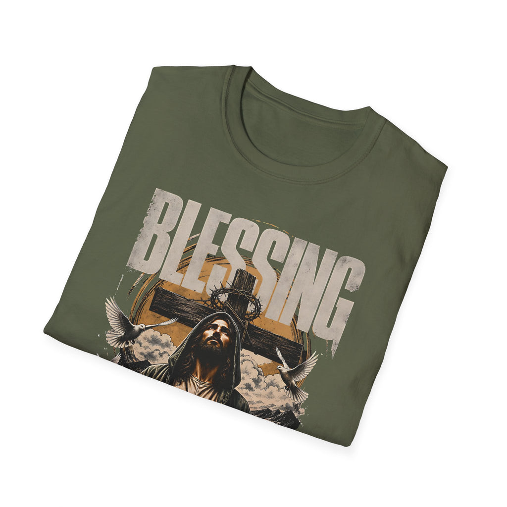 Blessing Jesus Graphic T-Shirt — Faith Over Fear Christian Tee