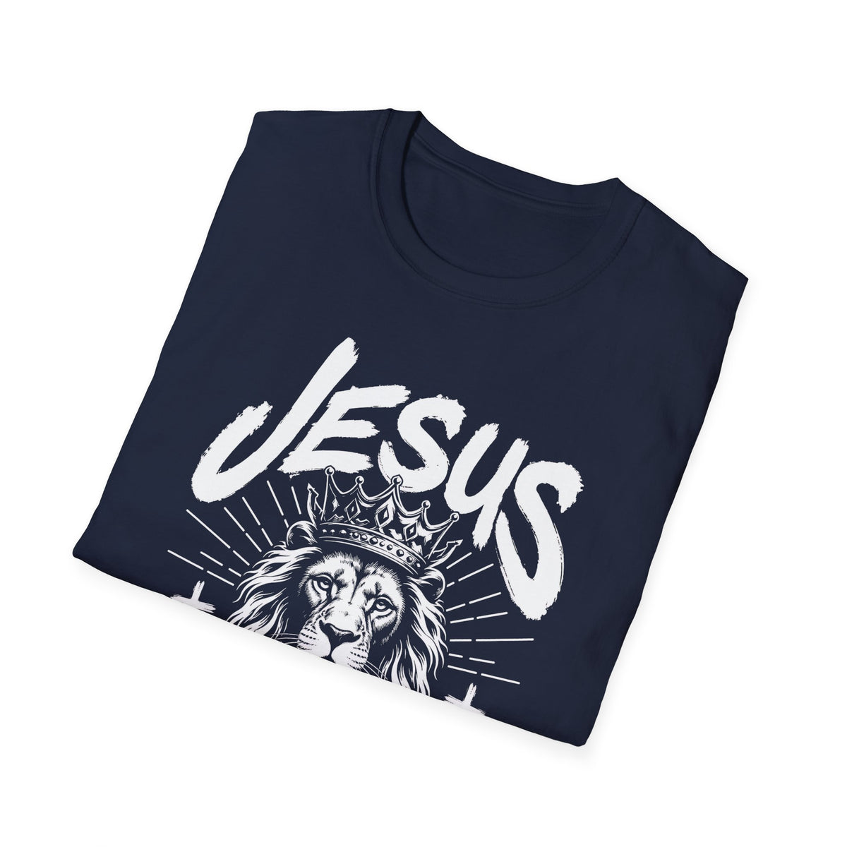 Jesus Is King Lion T-Shirt — Christian Faith Graphic Tee