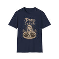 Pray to Jesus Graphic T-Shirt — Vintage Marian Faith Tee