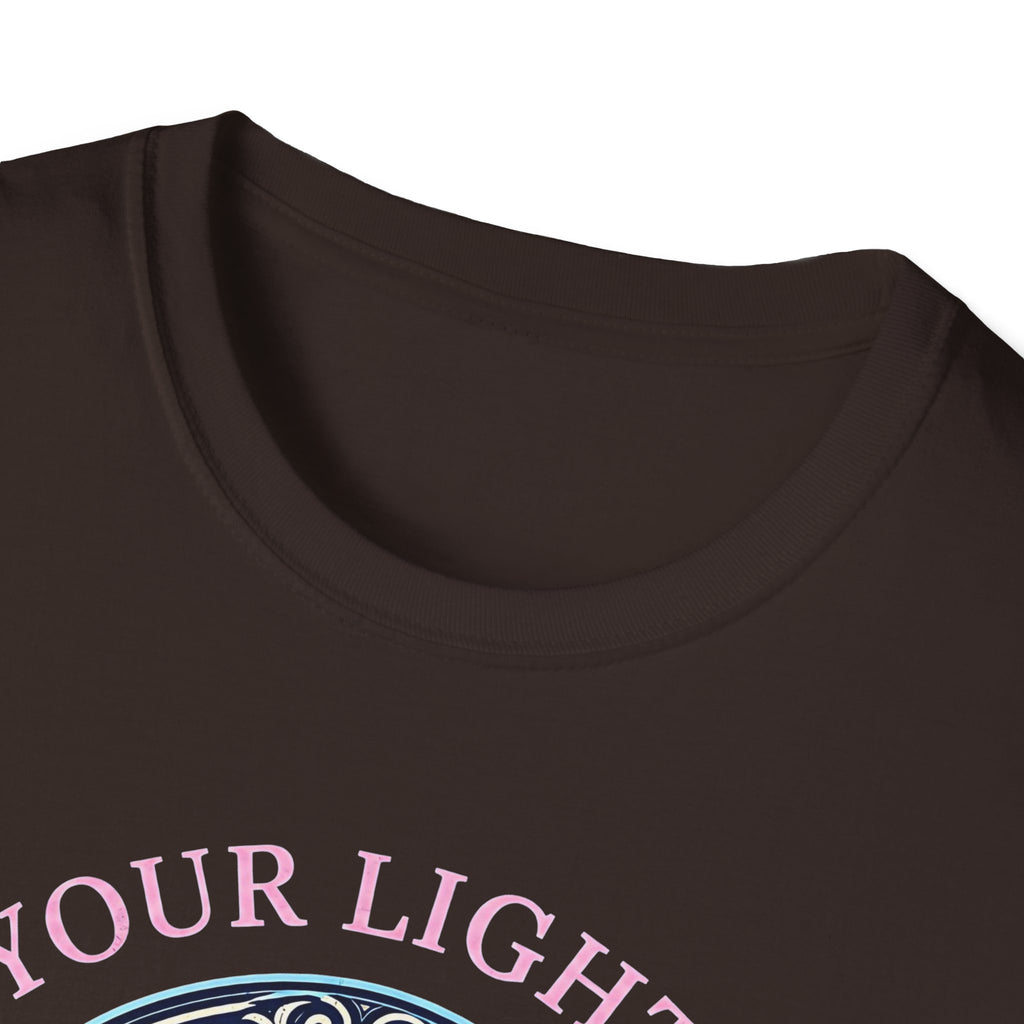 Faith Over Fear Lighthouse T-Shirt — "Let Your Light Shine" Christian Graphic Tee